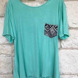 Turquoise Tee
